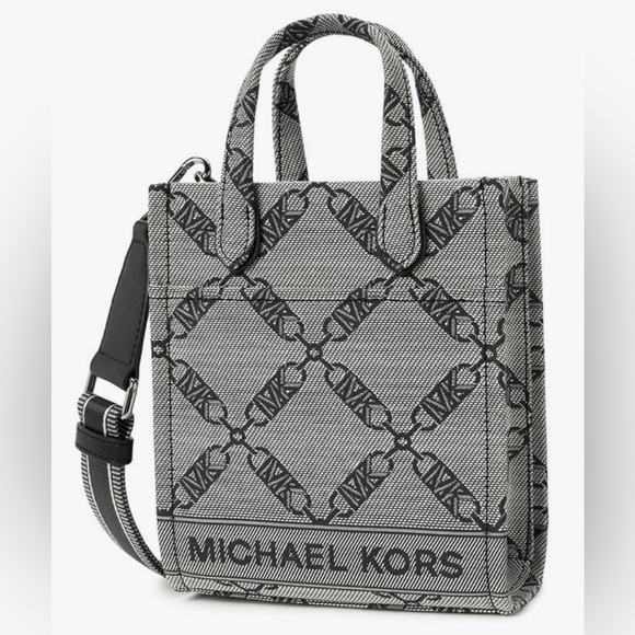 NWT Michael Kors Gigi Extra Small Jacquard Tote Bag 32F3S3GC4J - Picture 2 of 8